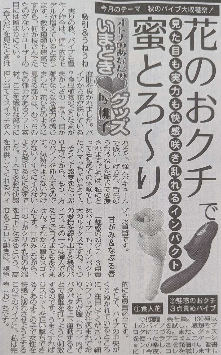 魅惑のおクチ3点責めバイブの紹介画像