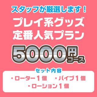 スタッフ厳選プレイ系グッズ5000円コースのアイキャッチ