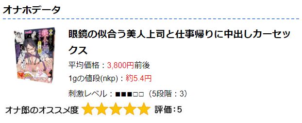 眼鏡の似合う美人上司と仕事帰りに中出しカーセックスのオナホ動画.com評価