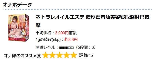 ネトラレオイルエステの画像