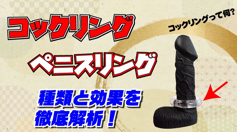 コックリング、ペニスリングの種類！どんなコックリングやペニスリングがあるの！？コックリングの使い方！【コックリングおすすめ】