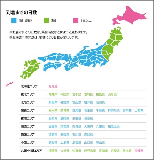 信長トイズ商品到着までの日数