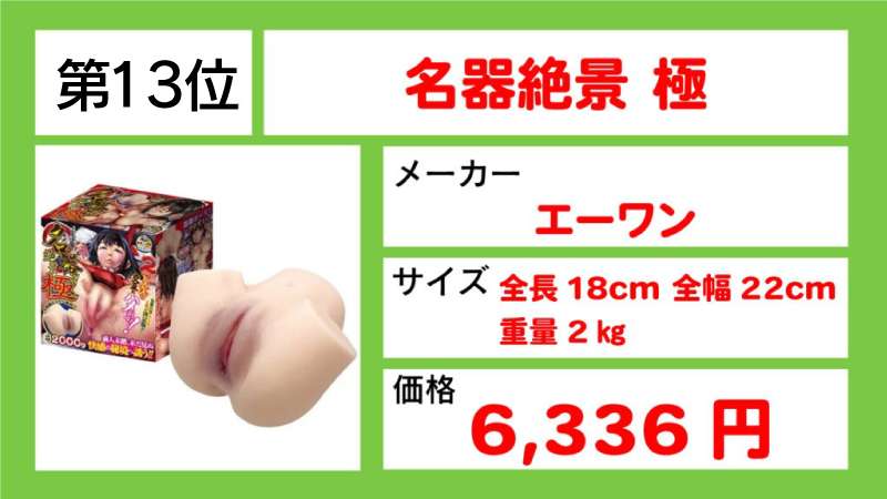 名器絶景 極13位画像