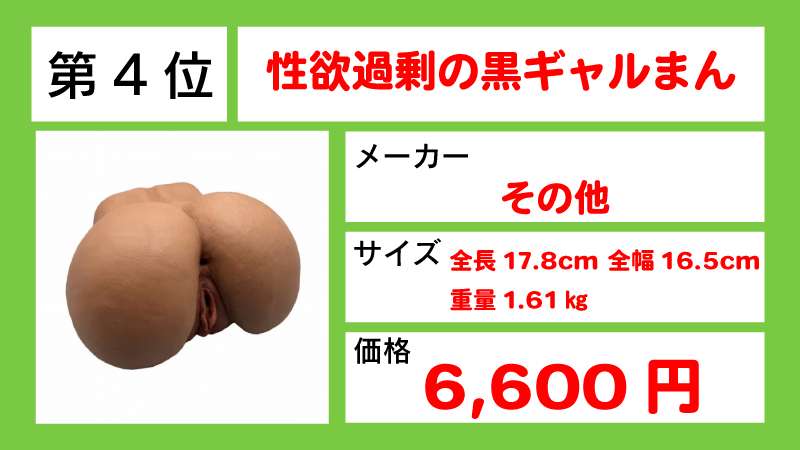 性欲過剰の黒ギャルまん4位画像