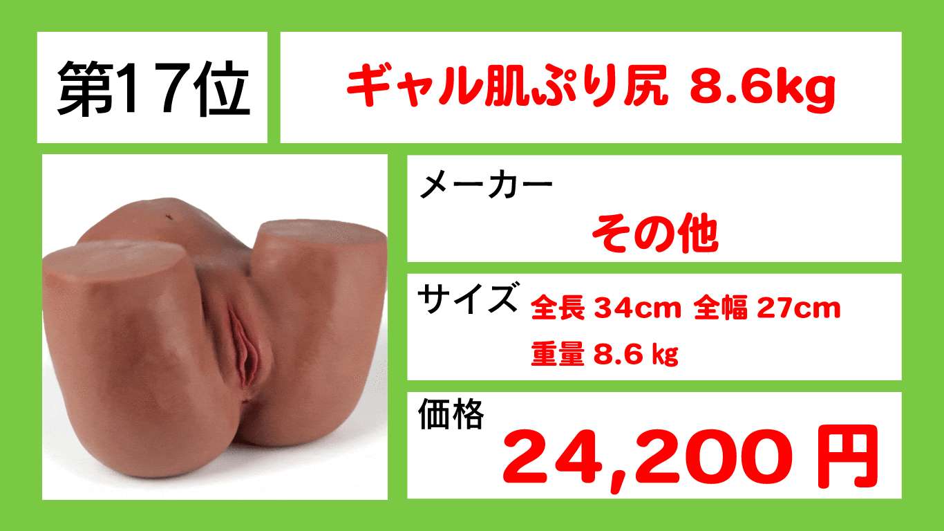 ギャル肌ぷり尻 8.6kg17位画像