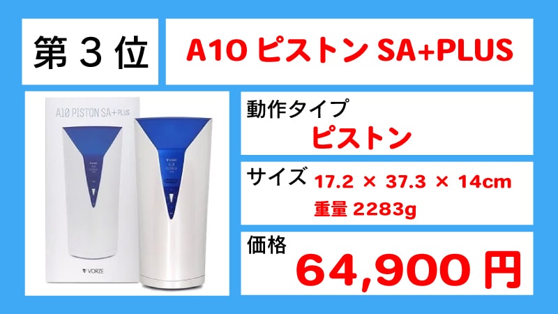 A10ピストンSA+PLUSの順位画像