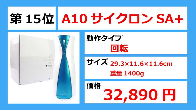 A10サイクロンSA+画像