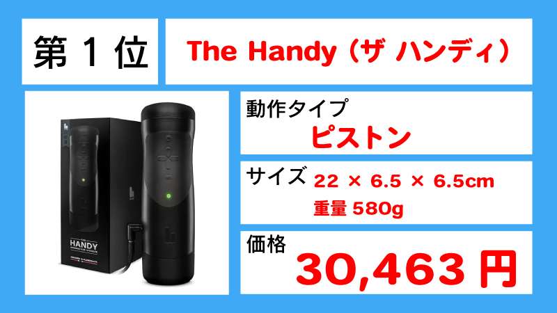 The Handy （ザ ハンディ）の順位画像