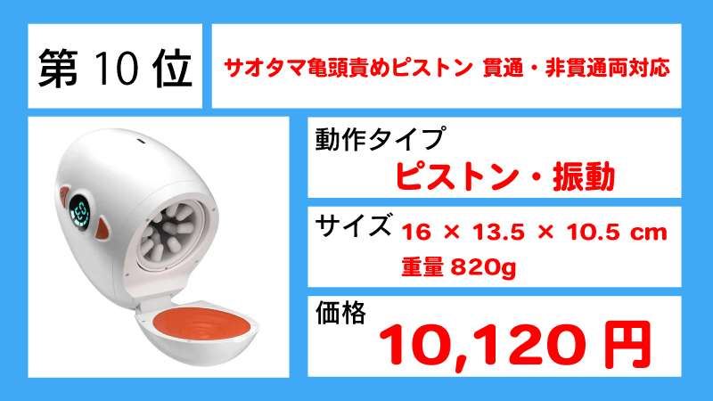 サオタマ亀頭責めピストン 貫通・非貫通両対応画像