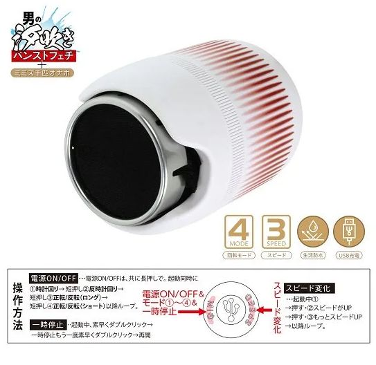 ミミズ千匹電動オナホパンスト装着図