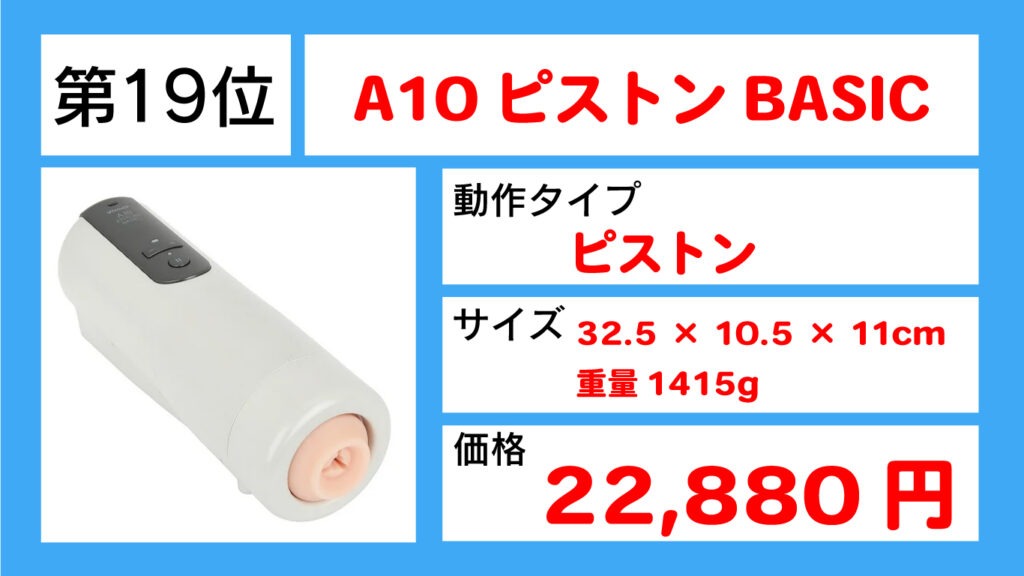 19位A10ピストンBASIC画像