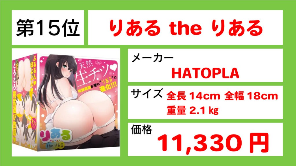 りある the りある15位画像