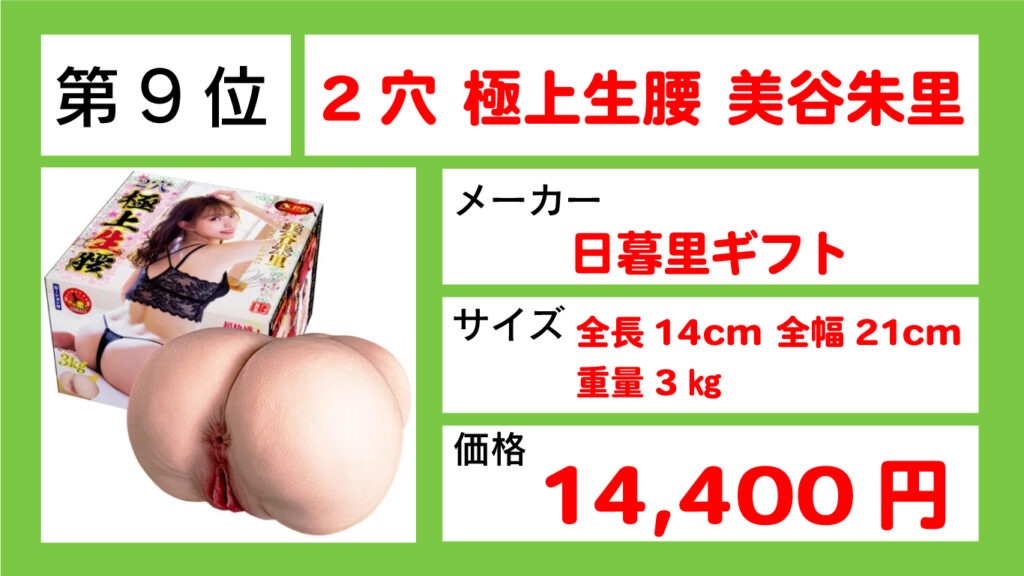 2穴 極上生腰 美谷朱里9位画像