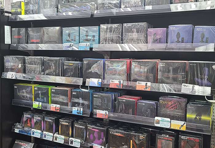 ネクサス商品の陳列の様子