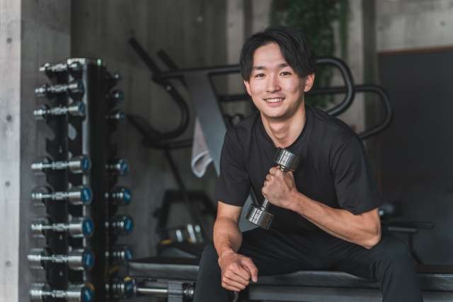 トレーニング男性